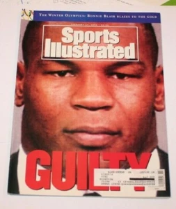 1992 Mike Tyson Sports Illustrated Magazine Boxing Champion Guilty - Picture 1 of 2