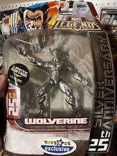 Hasbro 2006 Marvel Legends Wolverine Silver 25th Anniversary Toys r Us Excl