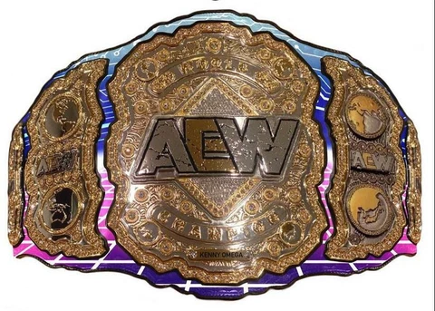 AEW KENNY OMEGA Signature Custom Series Wrestling Championship Belt Replica Cover