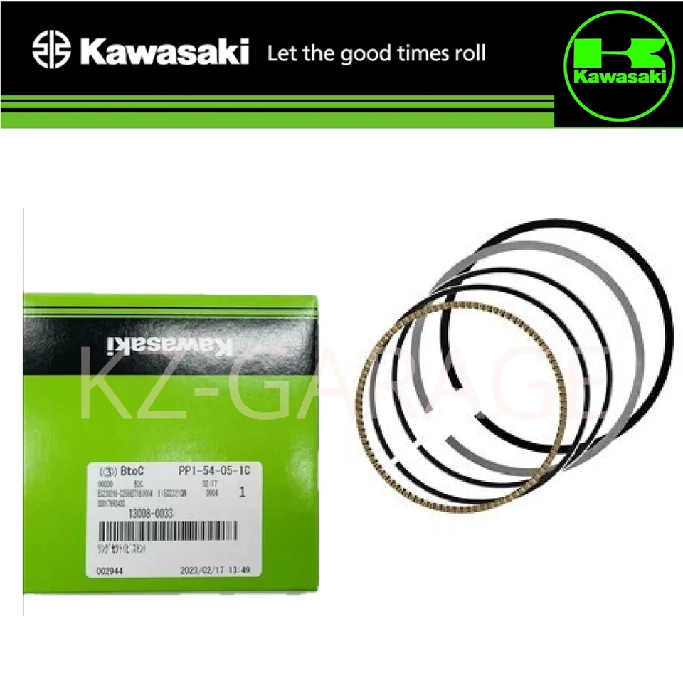 KAWASAKI Genuine PISTON RING SET KLR650 KLR 650 2008-2011  13008-0033 NEW - Image 1 of 1