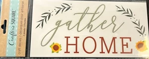 Crafters Square, Decal, Craft Decal, two designs, 9 " x 4.5", Love, Home - Picture 1 of 2
