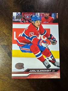 2023-24 Upper Deck Series 1 Juraj Slafkovsky Base Montreal Canadiens #99