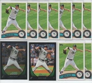 (11) 2011 Topps Update Bowman Chrome Draft Bowman Draft Brad Hand RC Lot 86 - Picture 1 of 2