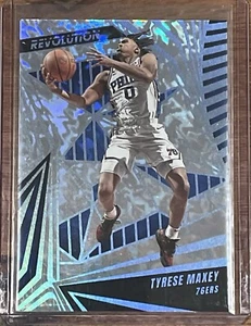 2023-24 Panini Revolution Tyrese Maxey Avalance #66 Philadelphia 76ers - Foto 1 di 2