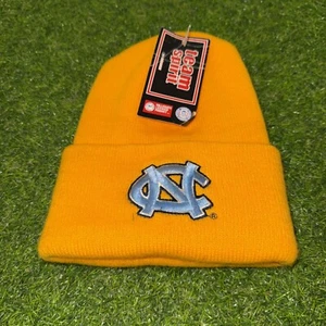 Cuffed Vintage North Carolina Tar Heels NCAA Team Spirit Hat Beanie NWT - Picture 1 of 2