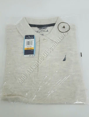 Camisa de vestir polo manga corta 100 % algodón Nautica para niños, varias tallas, colores Foto 1 de 2