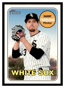 2018 Topps Heritage #523 DANNY FARQUHAR Chicago White Sox ~D3R