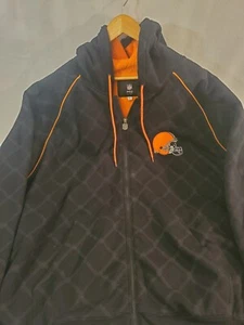 Cleveland Browns Pro Line NFL Hooded Heavy Winter Jacket/Coat (6XL) - Picture 1 of 7