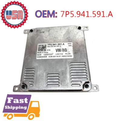 Unidad de control de faros LED OEM 7P5941591A para VW, Skoda, Seat Foto 1 de 2