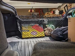 Rear Trunk Envelope Style Organizer Cargo Net for DODGE CHALLENGER 2008-2023 New - Picture 1 of 24