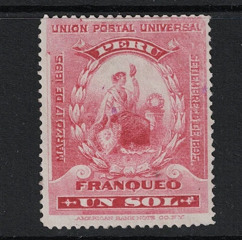Peru SC# 140 Mint Hinged - Full Gum - S16805 Cover