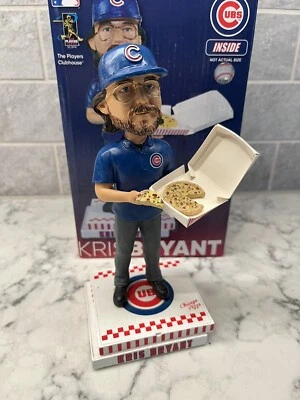 KRIS BRYANT Chicago CUBS WORLD SERIES CHAMPS Entrega de pizza Bobblehead• Raro Foto 1 de 4