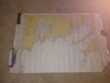 1962 Matha's Vineyard to Block Island Nautical Map #1210 Anchorage Areas 49"