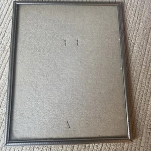 Antique Silver Color Metal Picture Frame 8x10 - Picture 1 of 6