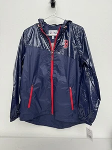Women’s g-III 4Her By Carl Banks Navy Boston Red Sox Full Zip Jacket Medium - Picture 1 of 6