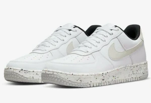Nike Air Force 1 Crater NN White/Light Bone-Volt-Black DH8083-100 Size 9.5 - Picture 1 of 7
