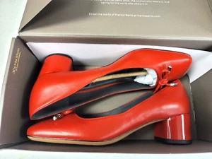 Franco Sarto Womens Natalia Square Toe Heel Pumps Size 7.0 W - Picture 1 of 8
