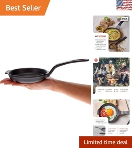 Ergonomische 4 Zoll vorgewürzte Gusseisenpfanne - perfekt zum Kochen & Servieren - Bild 1 von 8