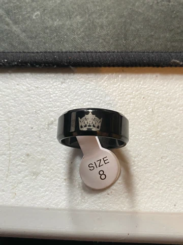 Los Angeles Kings titanium ring size 8 Cover
