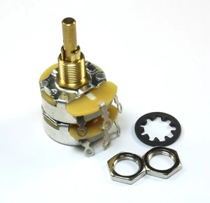 CTS Dual 1K Ohm Linear Taper Potentiometer with DUAL SHAFT - Picture 1 of 2