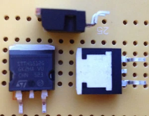 Diodo a recupero rapido 15A 1200V STTH1512G-TR D2PAK raddrizzatore 53nS quantità multipla - Foto 1 di 1