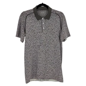 Polo Lululemon Hombre Pequeño Metal Vent Tech 2.0 Código Espacial Grafito Gris SS - Imagen 1 de 5