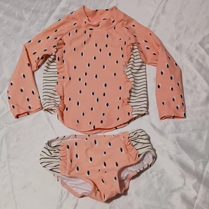 Jessica Simpson Baby Toddler SwimSuit 18 Mos. 2 Pc - Picture 1 of 6