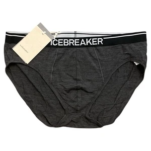 Icebreaker Men's Merino 150 Anatomica Briefs Underwear Jet Heather XXL Base NEW - Picture 1 of 9