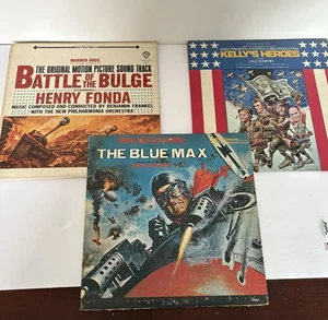 The Battle Of The Bulge, The Blue Max & Kelly Heros Vinyl Soundtracks - Picture 1 of 8