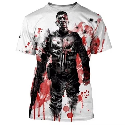  Camiseta Punisher Logo 3D Talla XL Calidad - Imagen 1 de 2