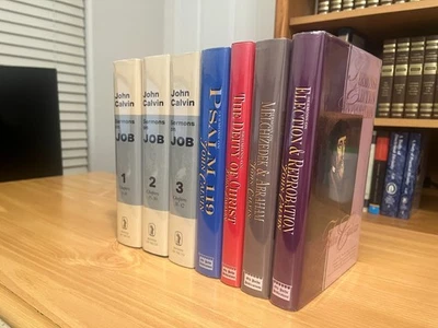 John Calvin Sermons - Psalm 119, Job, Election, Deity of Christ - 7 Volumes - Image 1 of 4