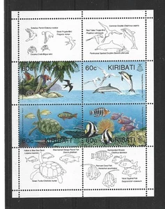 Peces animales marinos Kiribati 715 - 18 KB ** (mnh) - Imagen 1 de 1