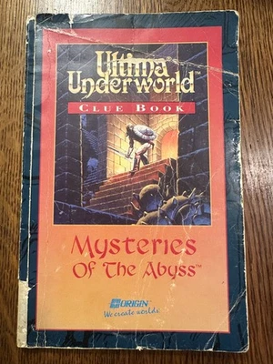 ULTIMA Underworld Clue Book: Mysteries of the Abyss by Aaron Allston 1992 PB - Image 1 of 4