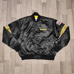 Chaqueta de bombardero satinada vintage años 90 Pittsburgh Steelers Snoop Dog Eastsidaz X-grande - Imagen 1 de 16