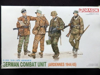 " GERMAN COMBAT UNIT ARDENNES 1944  " DRAGON 602 in 1:35 UNGEBAUT/ WAFFEN ERSATZ - Bild 1 von 4