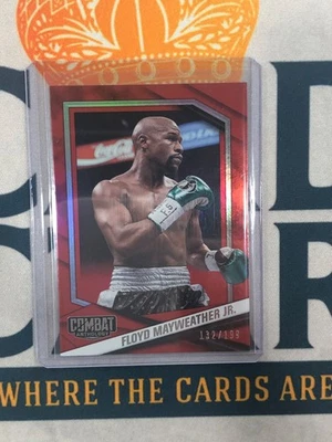 2025 Panini Combat Anthology FLOYD MAYWEATHER JR Red /199  SS - Image 1 of 2