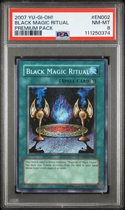 Yu-Gi-Oh! - Premium Pack Black Magic Ritual 2007 PP01-EN002 Unlimited PSA 8 - Picture 1 of 2