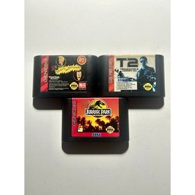 Sega Genesis Movies/TV game bundle Video Game lot🔥Works! Authentic Nice Shape!