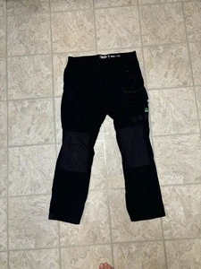FXD Workwear WP-1 Pants Mens 36x32 Black Workwear Trade Cargo Utility Tactical - Picture 1 of 5