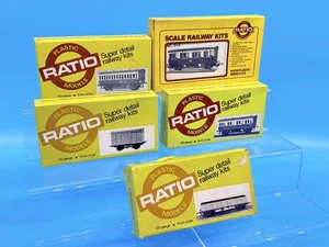 RATIO "OO" SPURWEITE 5X VERSCHIEDENE WAGEN/REISEBUS PLASTIKBAUSÄTZE - ALLE VERPACKT! - Bild 1 von 8