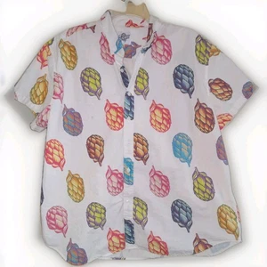 Collectible Campari Amaro XL Mens Cynar Artichoke Short Sleeved Collared Shirt - Picture 1 of 4
