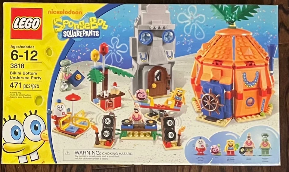 LEGO SpongeBob SquarePants 3818 Bikini Bottom Undersea Party 2012 100% Complete - Image 1 of 1