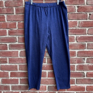 Eileen Fisher Women's $148 Cotton Hemp Melange Tapered Pant large - Picture 1 of 9