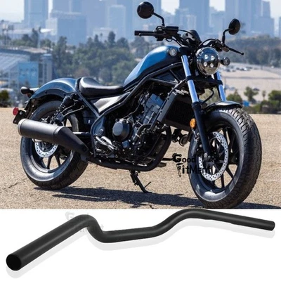 7/8" 22mm Motorcycle Handlebar Drag Bar Matte For Honda Rebel CMX 250C 300 500 - Imagem 1 de 4