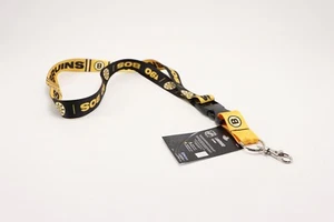 Boston Bruins NHL Hockey Keychain Lanyard With Clip, Black & Yellow, WinCraft - Picture 1 of 7