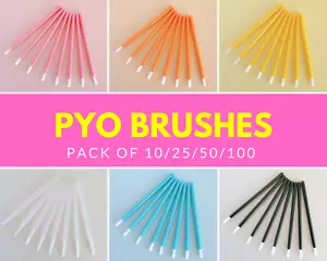 AU Stock PYO Brushes Paint Your Own Brushes for Edible Cookies Cupcakes Palettes - Bild 1 von 14