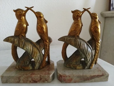 ART DECO Buchstützen Stil Moreau - Bild 1 von 4