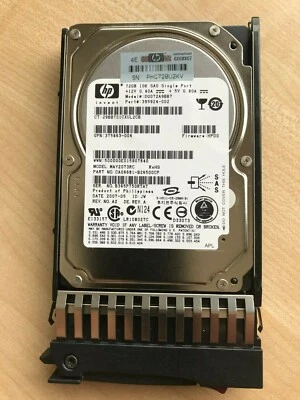 HP 72GB 10K SAS hard drive 376597-001 395924-002 2.5" NEW 1H Run Time 375863-004 - Image 1 of 4