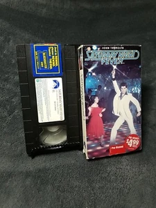 Saturday Night Fever, 1977 Film (VHS, 1994) BLOCKBUSTER VIDEO - Picture 1 of 2