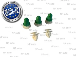 5X VW CAR BODY SIDE MOLDING PLASTIC TRIM CLIPS RETAINER FASTENER 191853585A - Picture 1 of 3